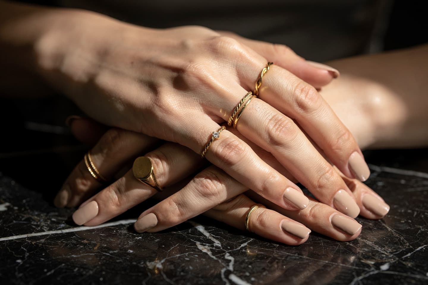 Gold Rings — Jewelry Campaign